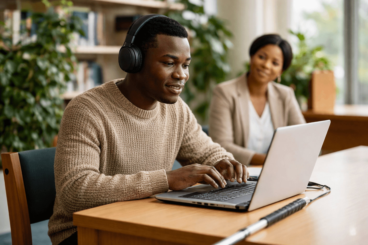 Inclusive digital skills training session